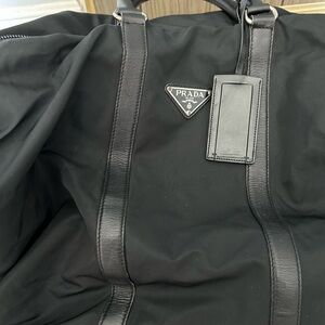 Prada Black Duffel Bag for Men